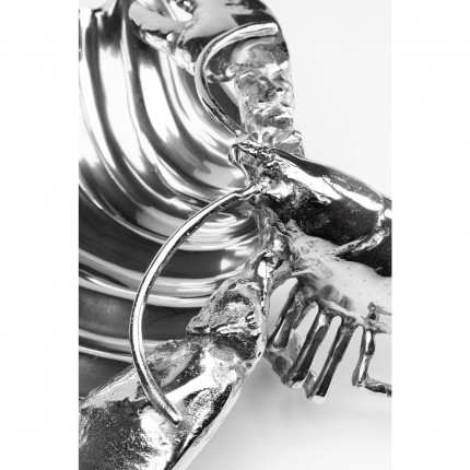 Serveerschaal kreeft zilver Kare Design