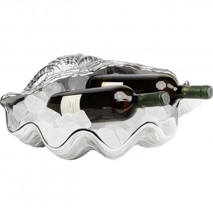 Serveerschaal zeeschelp zilver Kare Design