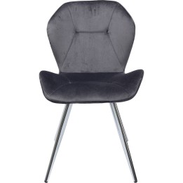 Chaise Viva gris-chromé