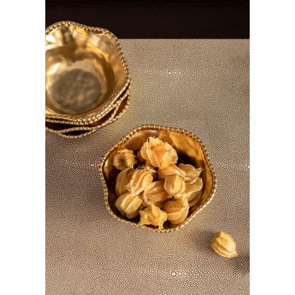 Kommen Bell goud Ø16cm (6/Set) Kare Design