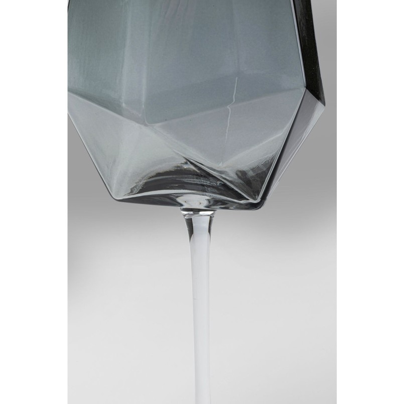 Verre à vin Diamond Smoke