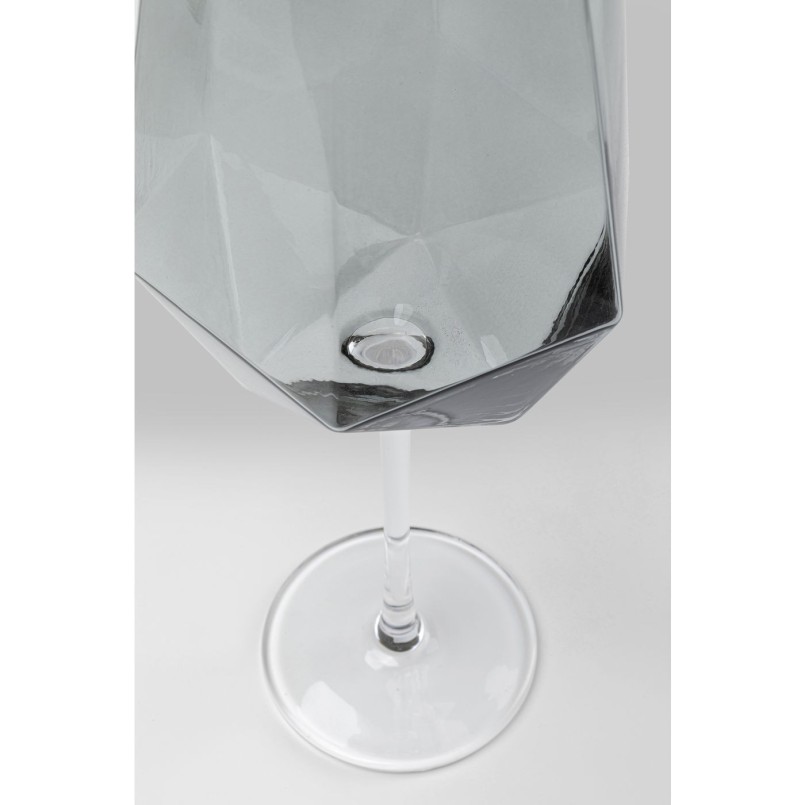 Verre à vin Diamond Smoke