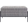 Banquette Buttons Storage noir-blanc PM