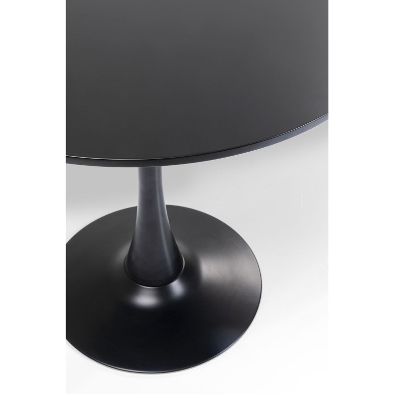 Table Schickeria noir Ø80