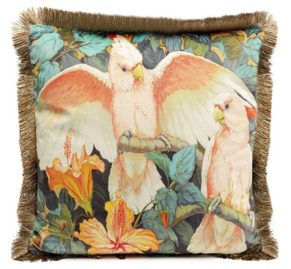 Cushion Fringe parrots Kare Design Cushion Fringe parrots Kare Design