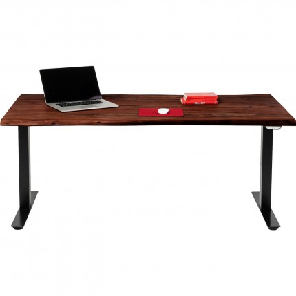 Bureau Smart Harmony walnoot zwart 200x100cm Kare Design