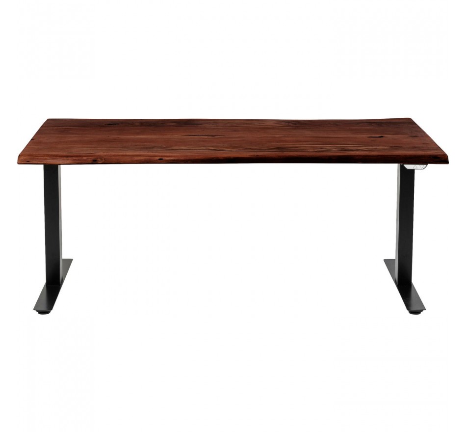 Bureau Smart Harmony walnoot zwart 200x100cm Kare Design