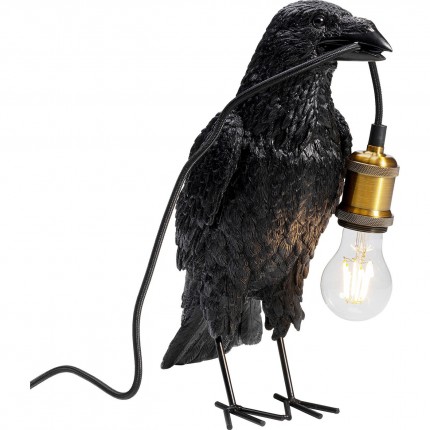 Table Lamp crow black Kare Design