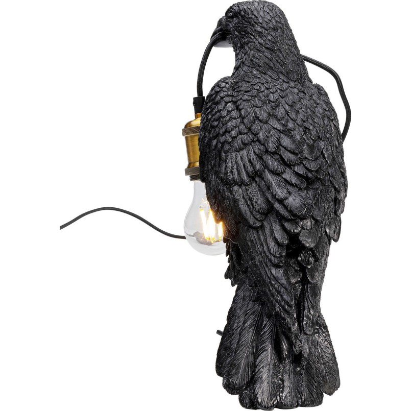 Lampe à poser Crow noir mat