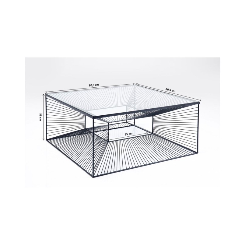 Table basse Dimension 80x80cm