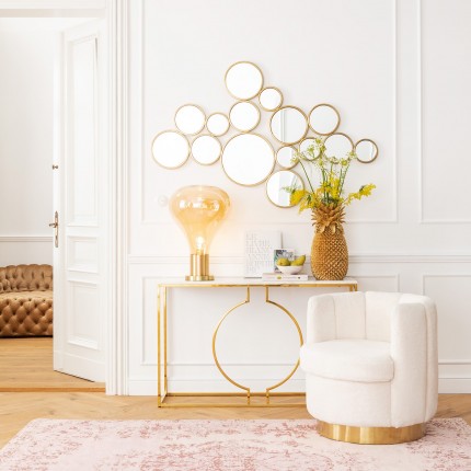 Spiegel Bubbles 93x138cm messing Kare Design