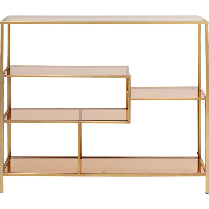 Etagère Loft doré 100x115