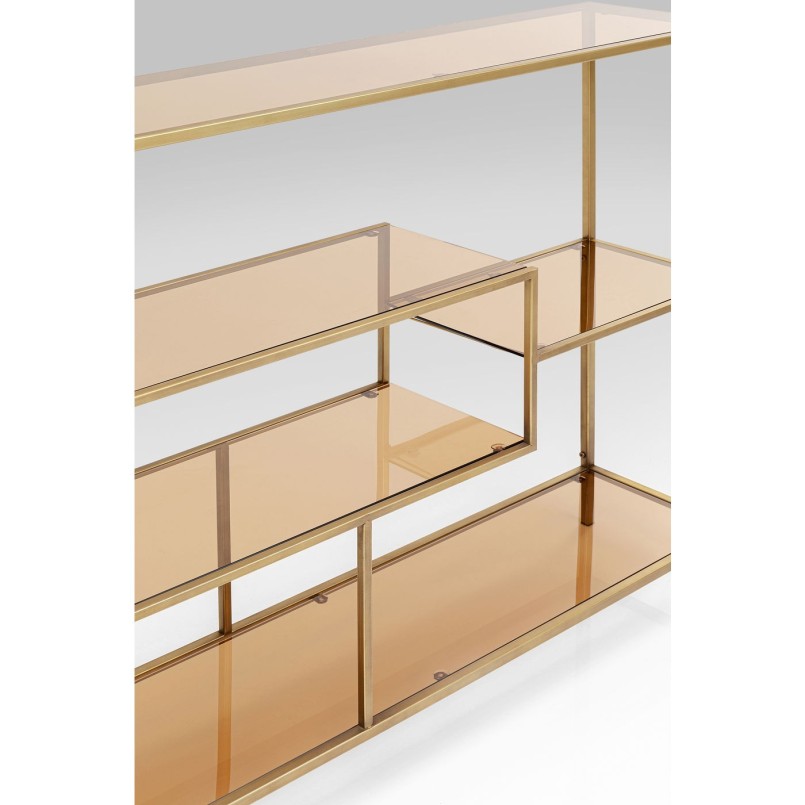 Etagère Loft doré 100x115
