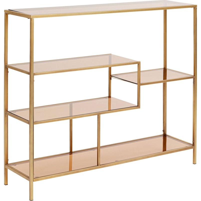 Etagère Loft doré 100x115