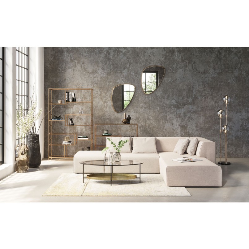 Etagère Loft doré 100x115