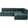 Canapé d angle Belami vert foncé droite 265cm