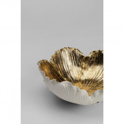 Bowl flower cream and gold Ø25cm Kare Design