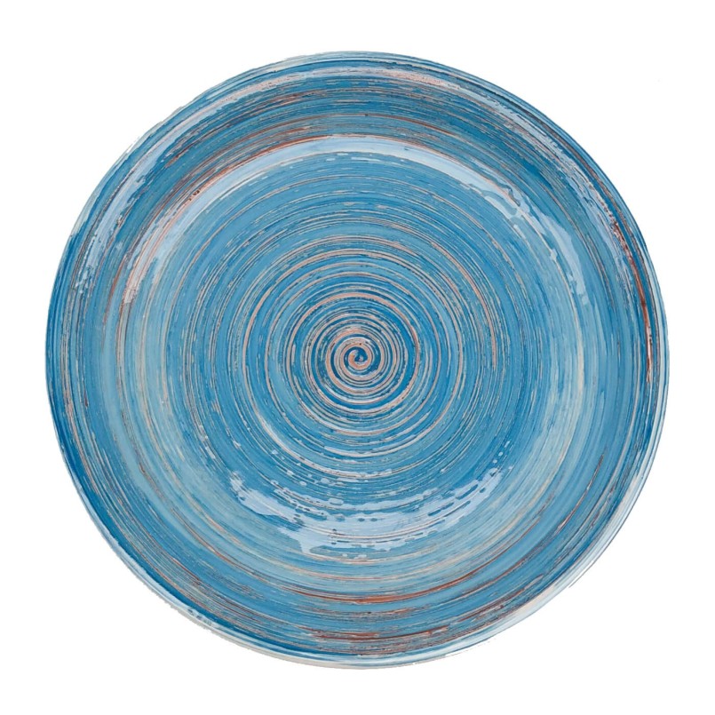 Assiette Swirl Blue 27cm 4/set Kare Design
