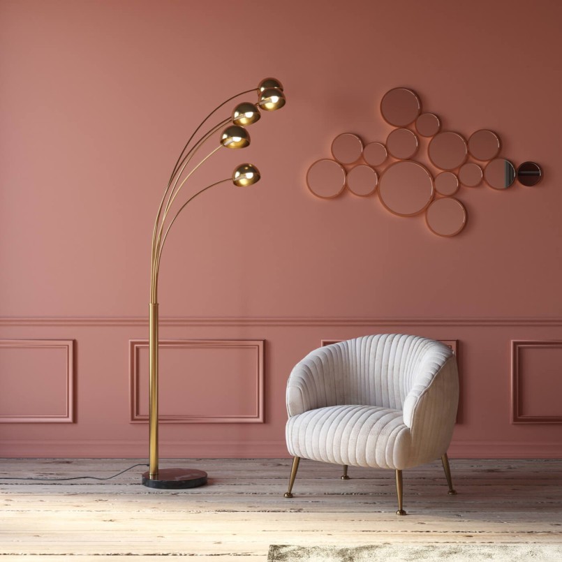 Mirror  Bubbles Brass 93x138cm Kare Design