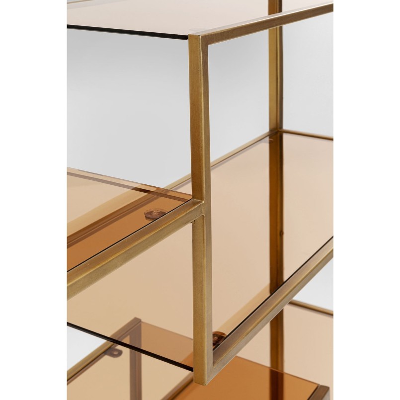 Etagère Loft doré 195x115