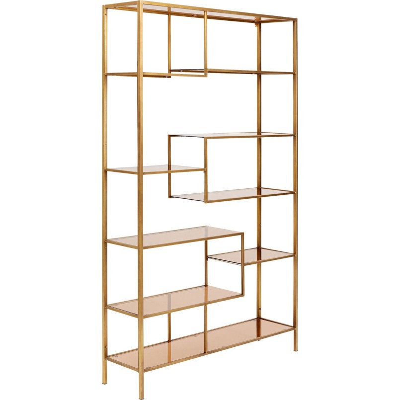 Etagère Loft doré 195x115