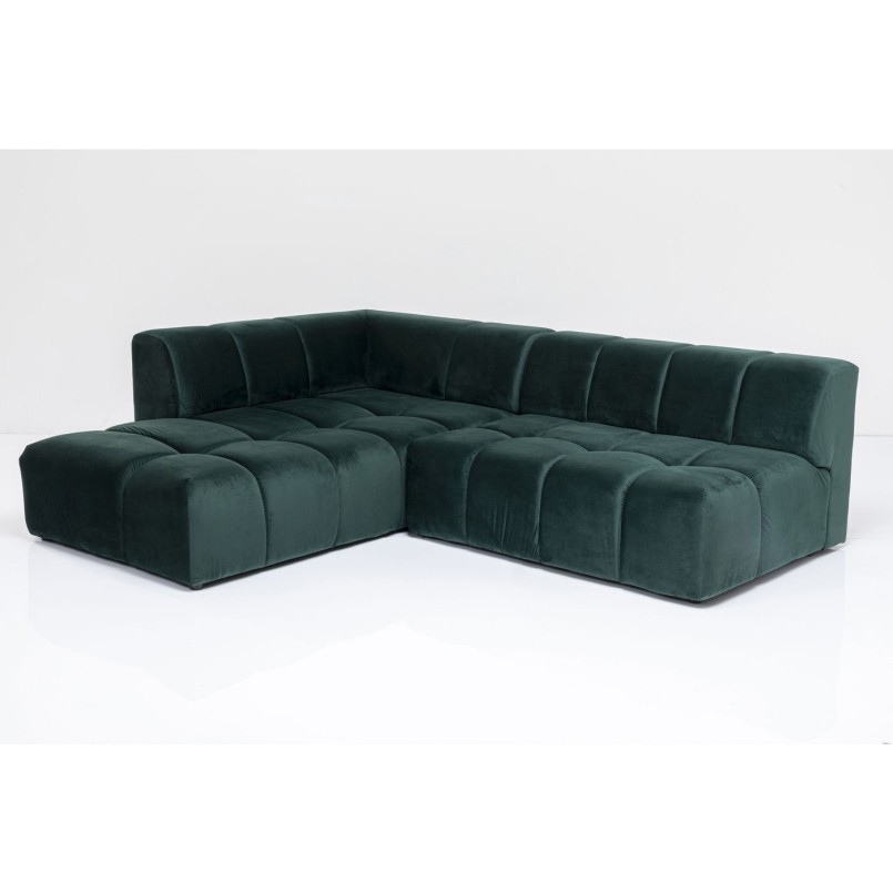 Canapé d angle Belami vert foncé gauche 265cm
