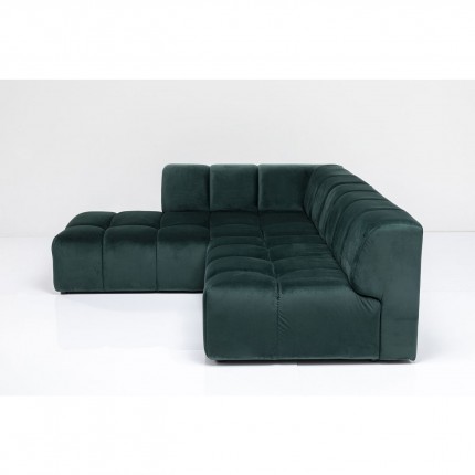 Corner Sofa Belami dark green left Kare Design