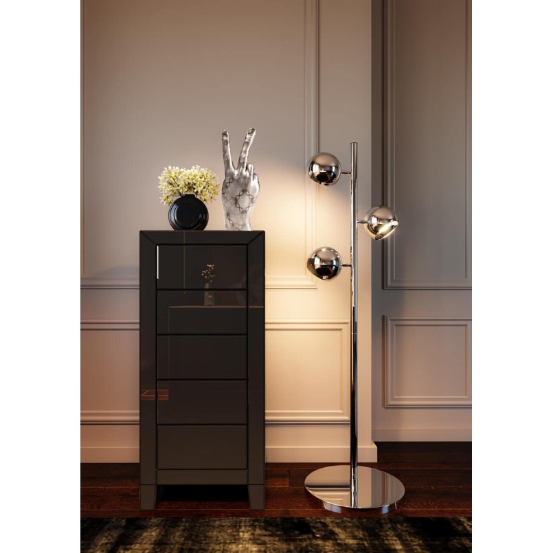 Floor Lamp Calotta Chrome Kare Design
