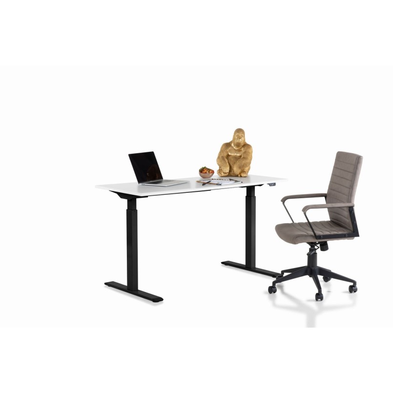Desk Office Black White 120x70cm