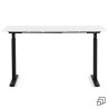 Desk Office Black White 120x70cm