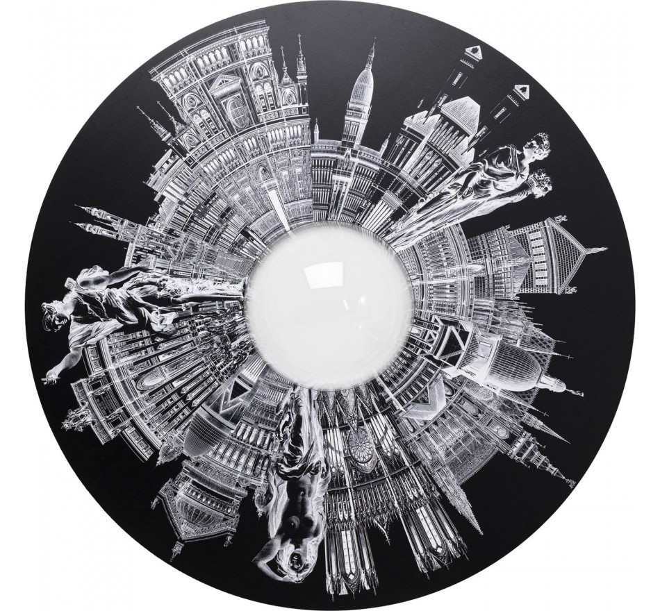 Wall Decoration City Pupil Ø160cm Kare Design Wall Decoration City Pupil Ø160cm Kare Design