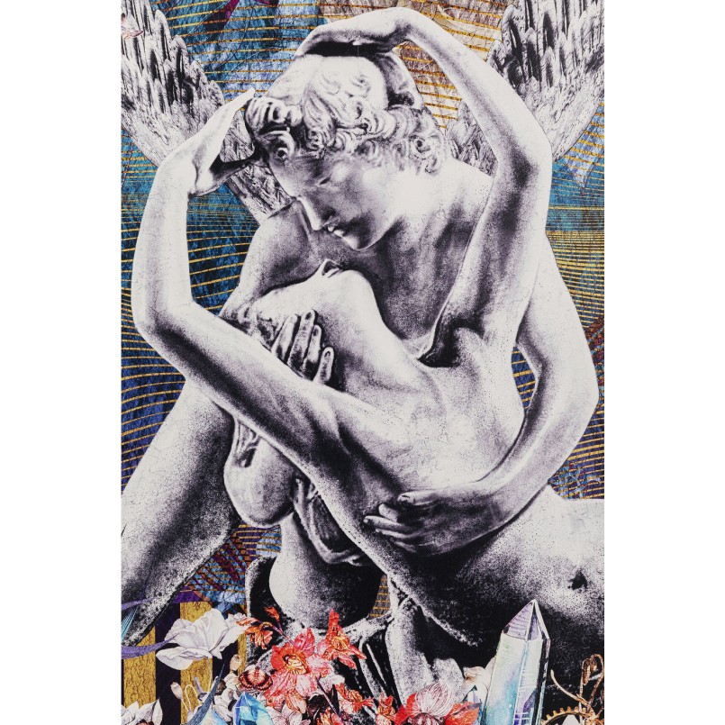 Tableau ancadré Lovers 266x150cm