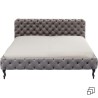 Lit Desire gris argenté 160x200 cm Kare Design
