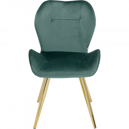 Chair Viva velvet green Kare Design Chair Viva velvet green Kare Design