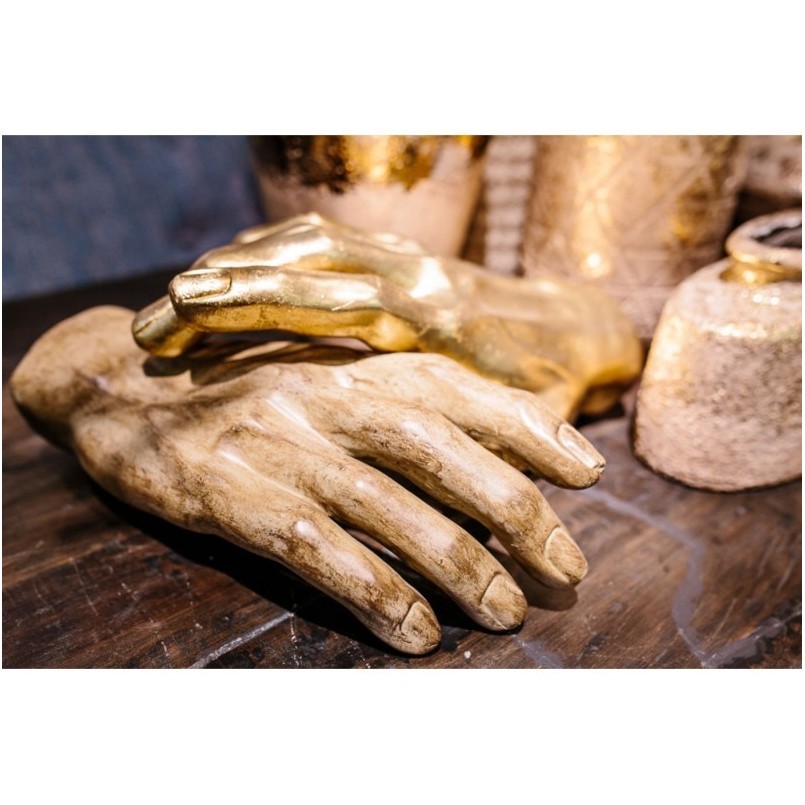 Deco Object Mano Gold Kare Design