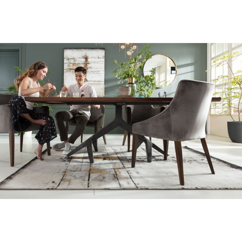 Tapis Abstract gris line 240x170cm Kare Design