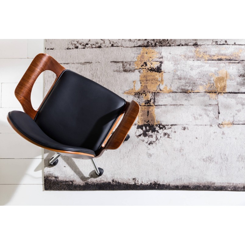 Carpet Abstract Grey Line 240x170cm Kare Design
