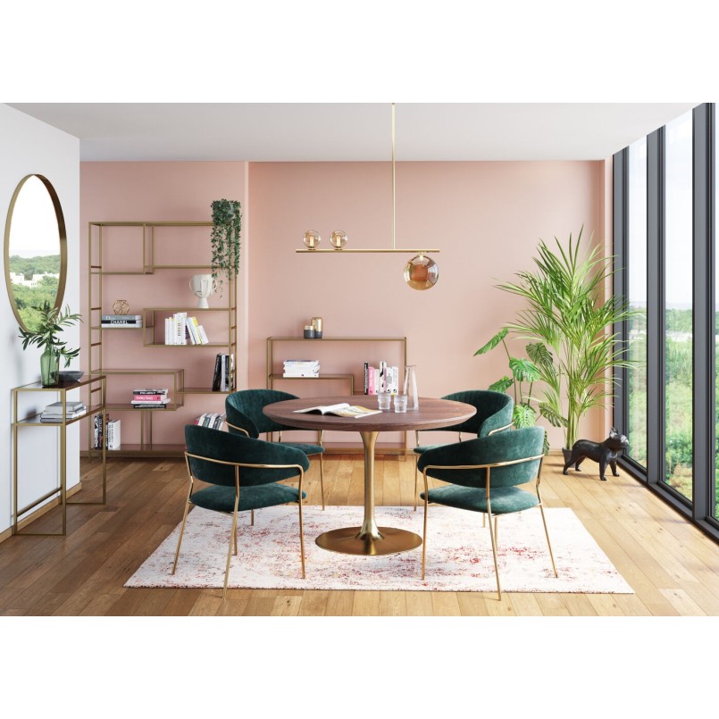 Etagère Loft doré 100x115