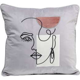 Coussin Mademoiselle 45x45cm