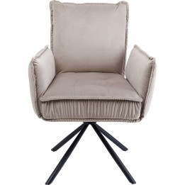 Chaise a./acc. Chelsea gris