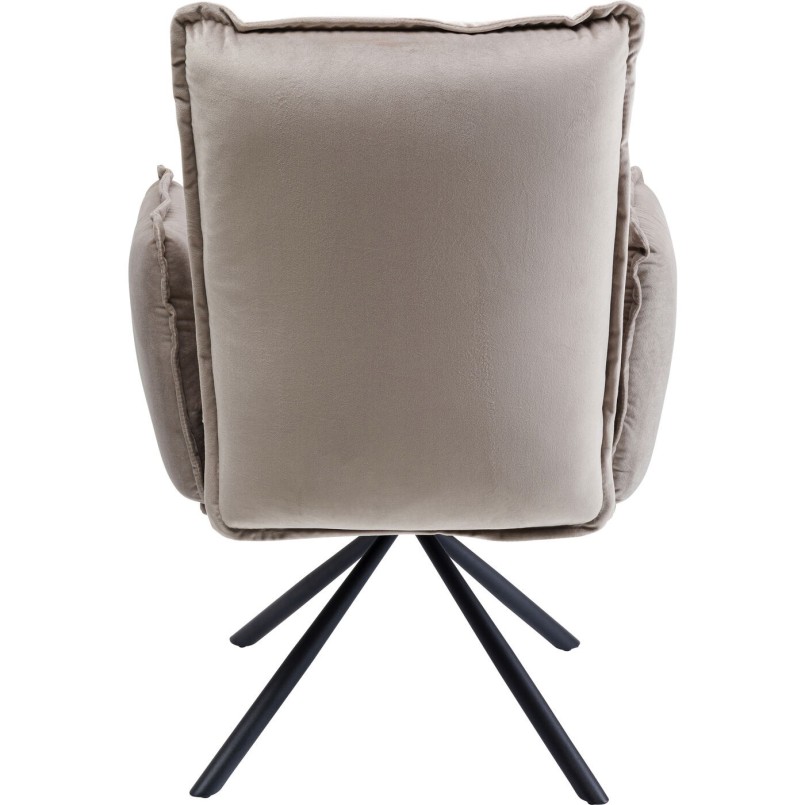 Chaise a./acc. Chelsea gris