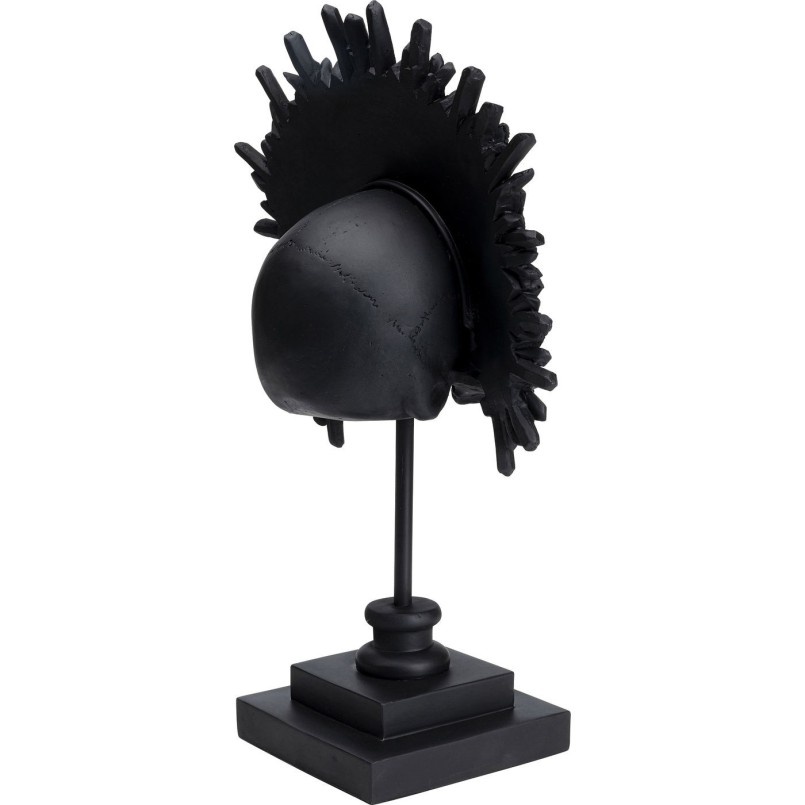 Objet décoratif King Skull noir