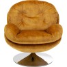 Fauteuil pivotant Cosy ambre