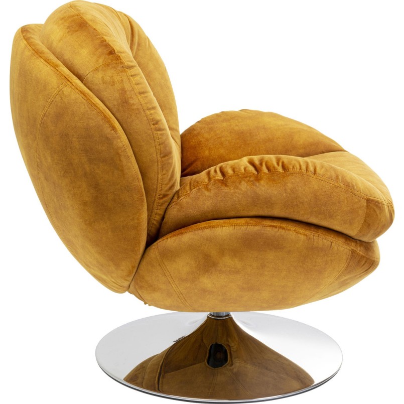 Fauteuil pivotant Cosy ambre