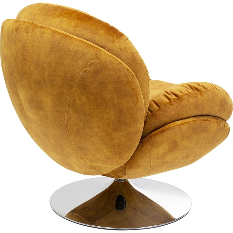 Fauteuil pivotant Cosy ambre