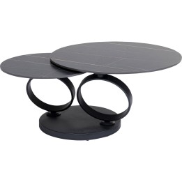 Table basse Beverly noir 133x80cm