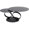 Table basse Beverly noir 133x80cm