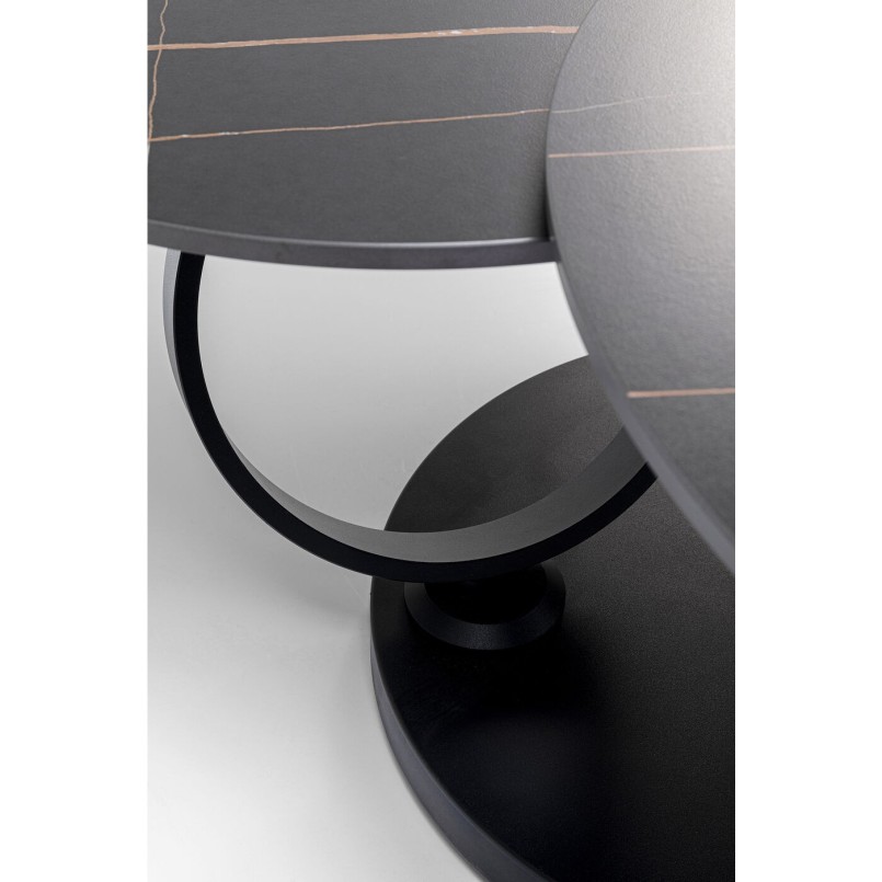 Table basse Beverly noir 133x80cm