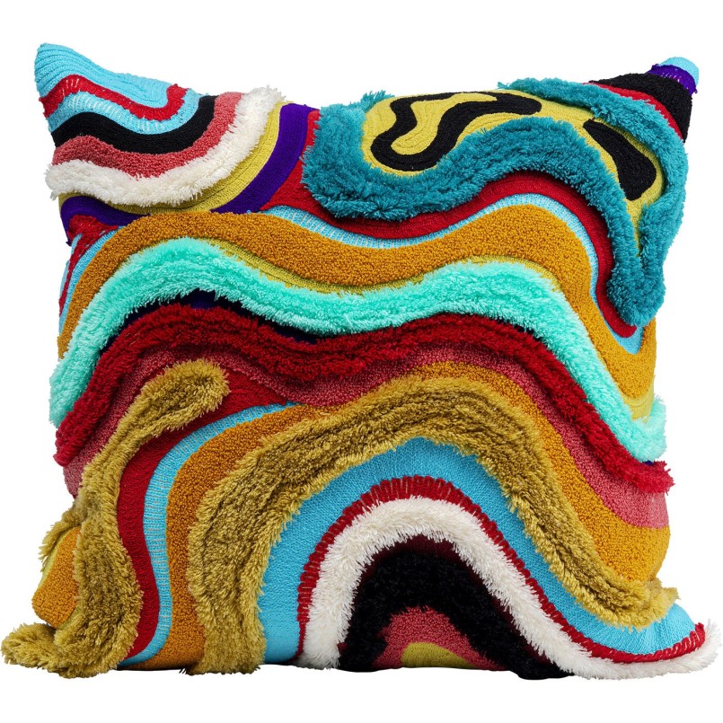 Coussin Waves multi 45x45cm